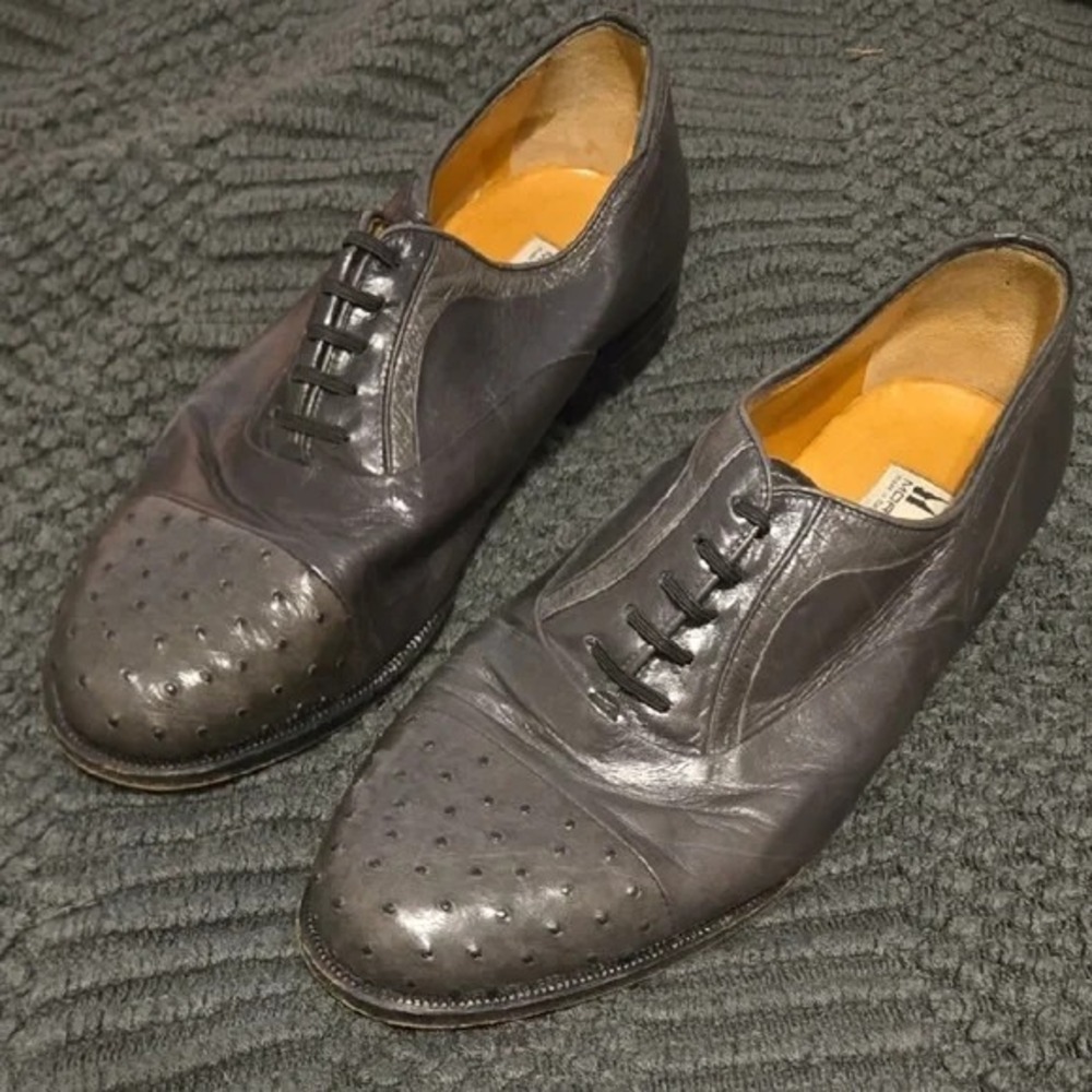 Moreschi‎ Calfskin Shoes Size 10 - Made in Italy! 899.99 Retail